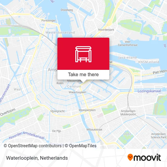 Waterlooplein Karte