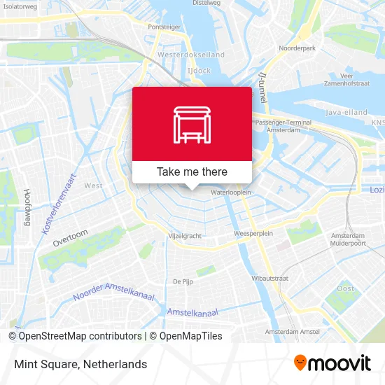 Muntplein map