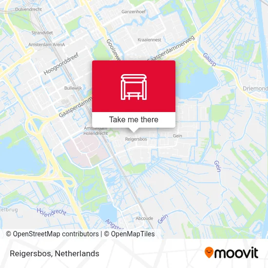 Reigersbos Karte