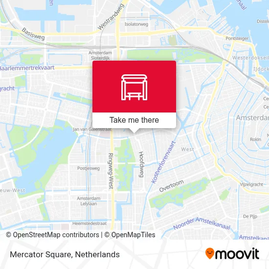 Mercatorplein map
