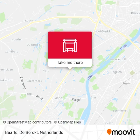 Baarlo, De Berckt map