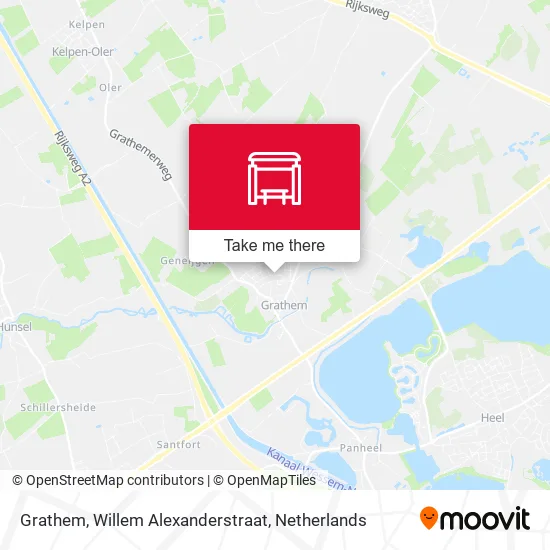 Grathem, Willem Alexanderstraat map