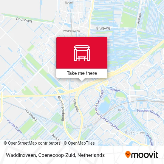 Waddinxveen, Coenecoop-Zuid map