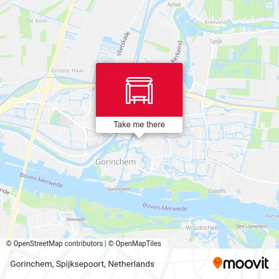 Gorinchem, Spijksepoort map