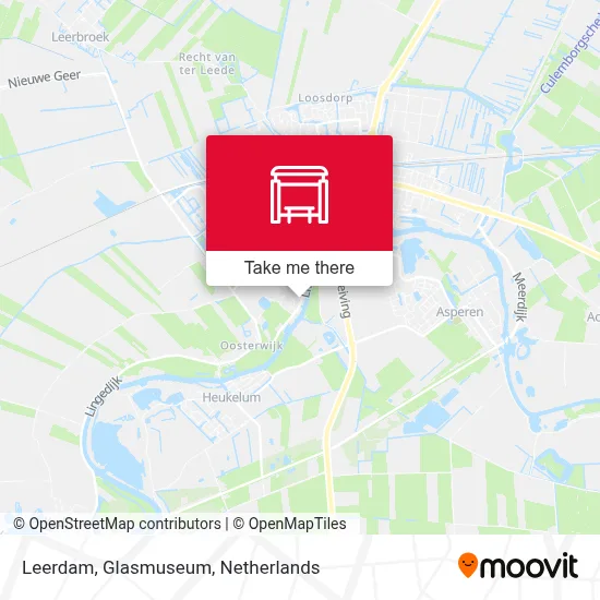 Leerdam, Glasmuseum map