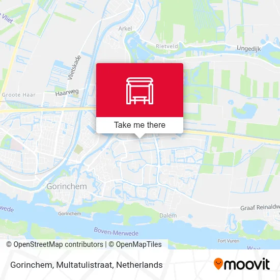 Gorinchem, Multatulistraat map