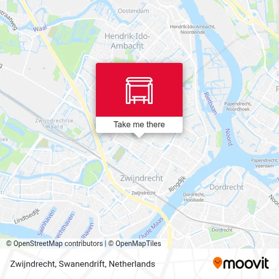 Zwijndrecht, Swanendrift map