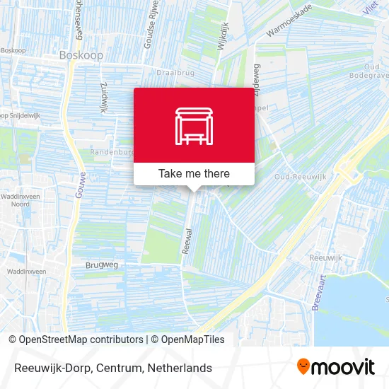 Reeuwijk-Dorp, Centrum map