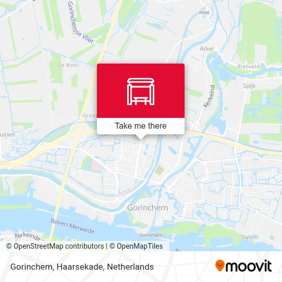 Gorinchem, Haarsekade Karte