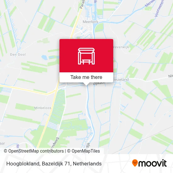 Hoogblokland, Bazeldijk 71 map