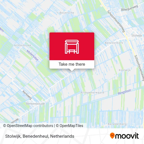 Stolwijk, Benedenheul map