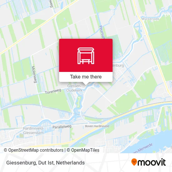 Giessenburg, Dut Ist map