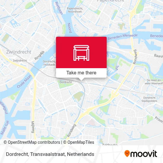Dordrecht, Transvaalstraat map