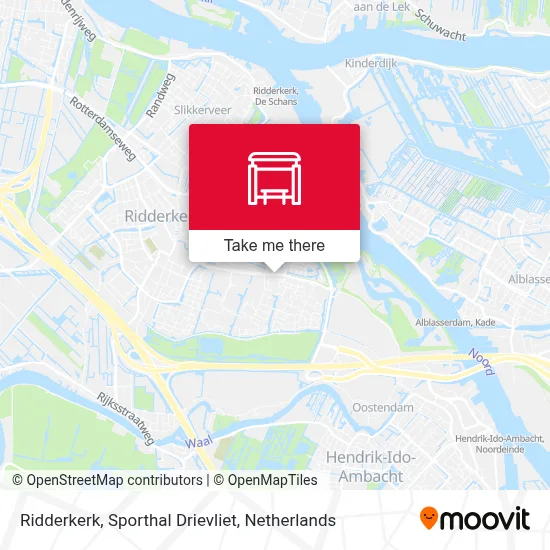 Ridderkerk, Sporthal Drievliet map