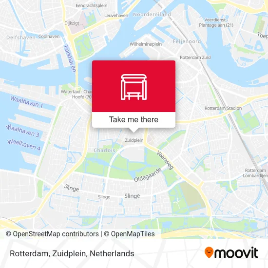 Rotterdam, Zuidplein map