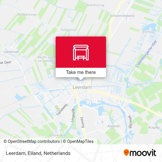 Leerdam, Eiland map