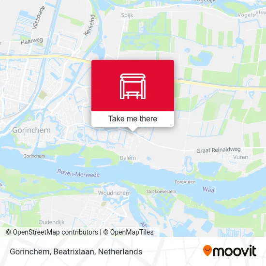 Gorinchem, Beatrixlaan map
