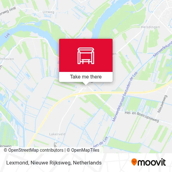 Lexmond, Nieuwe Rijksweg map