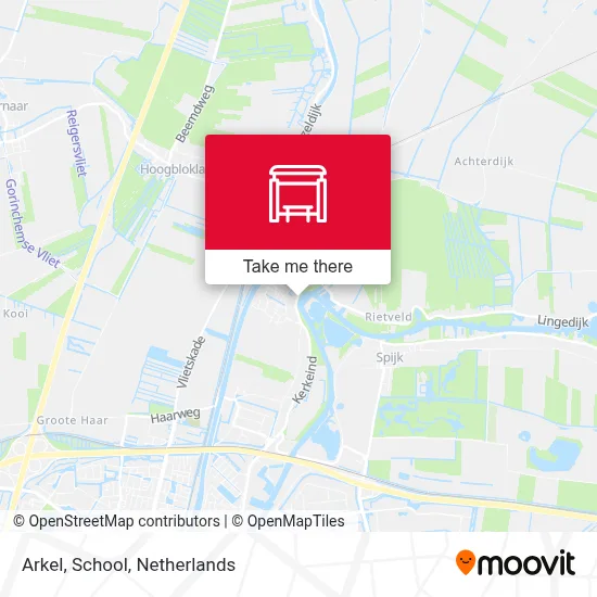 Arkel, School map