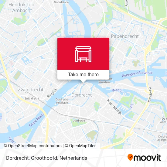 Dordrecht, Groothoofd Karte