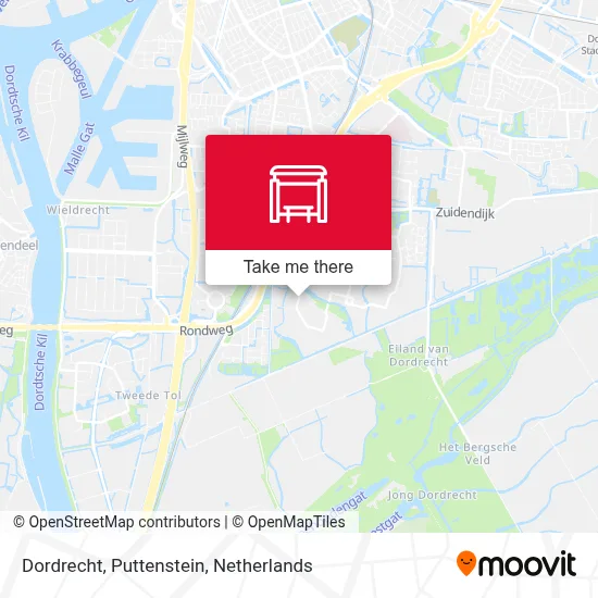 Dordrecht, Puttenstein map