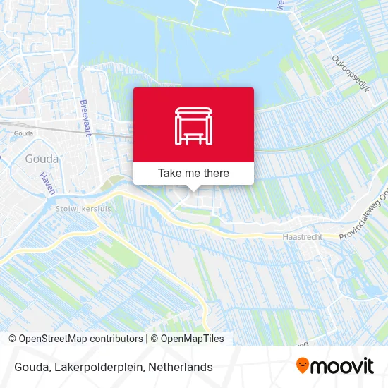 Gouda, Lakerpolderplein map