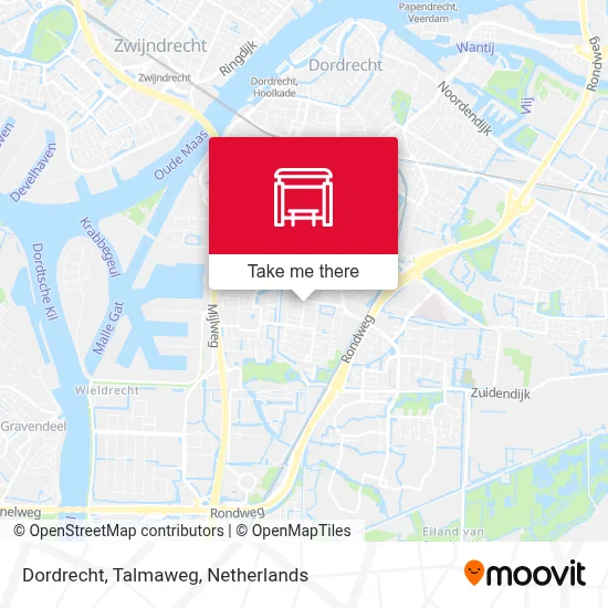 Dordrecht, Talmaweg map