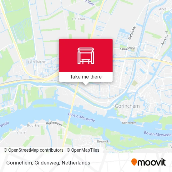 Gorinchem, Gildenweg map