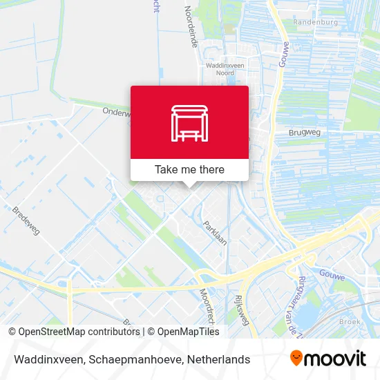 Waddinxveen, Schaepmanhoeve map
