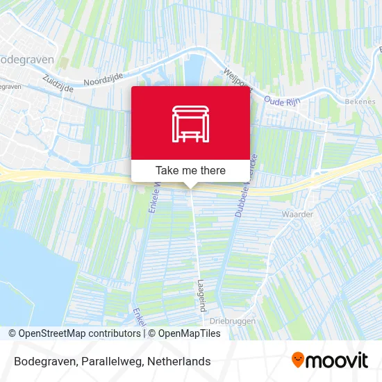 Bodegraven, Parallelweg Karte