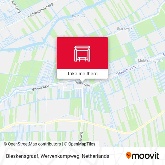 Bleskensgraaf, Wervenkampweg map