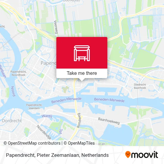 Papendrecht, Pieter Zeemanlaan map