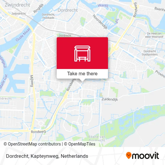 Dordrecht, Kapteynweg map