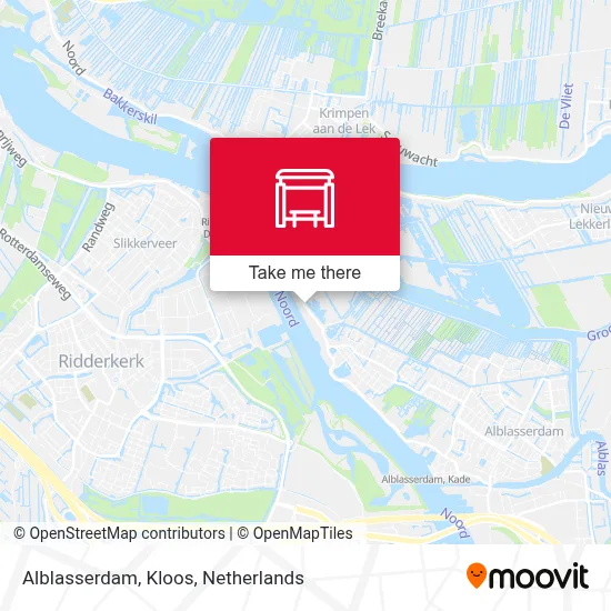 Alblasserdam, Kloos map