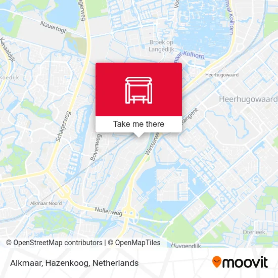 Alkmaar, Hazenkoog map