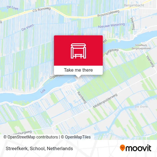 Streefkerk, School map