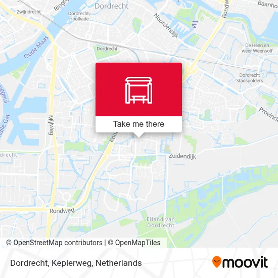Dordrecht, Keplerweg map