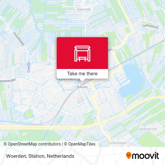 Woerden, Station map