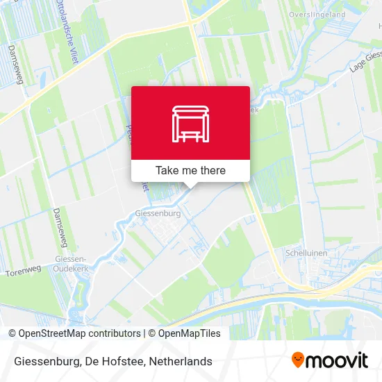 Giessenburg, De Hofstee map
