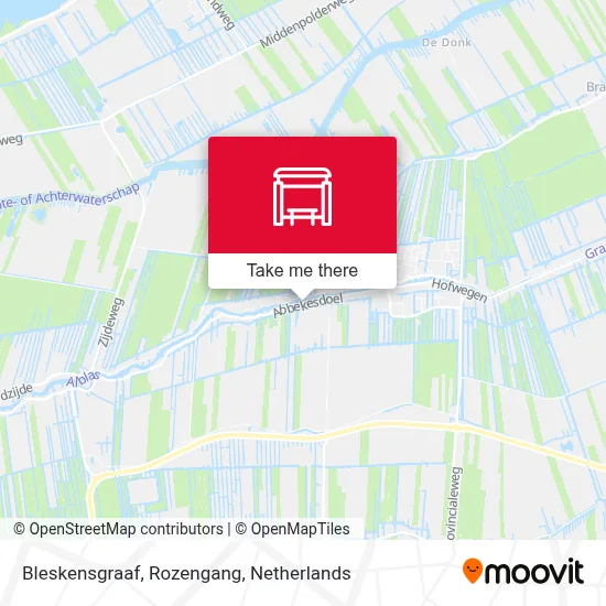 Bleskensgraaf, Rozengang map