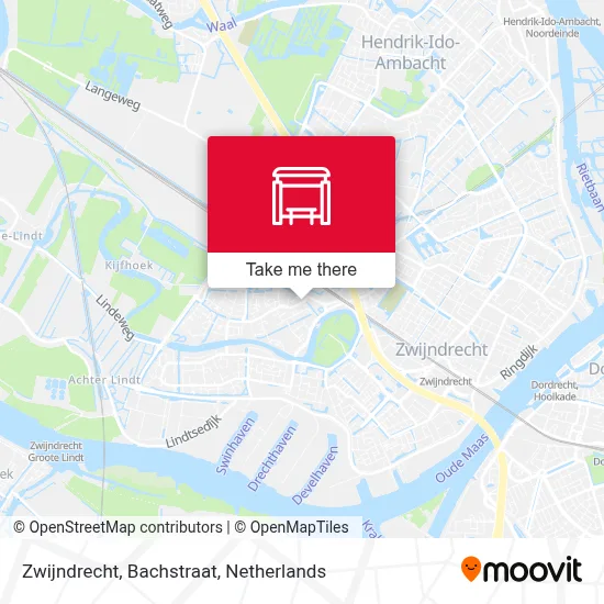Zwijndrecht, Bachstraat map