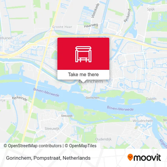 Gorinchem, Pompstraat map