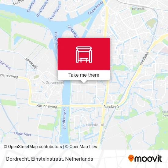 Dordrecht, Einsteinstraat map