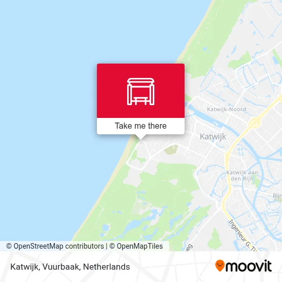 Katwijk, Vuurbaak map