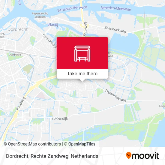 Dordrecht, Rechte Zandweg map
