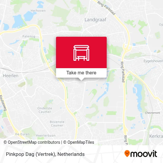 Pinkpop Dag (Vertrek) map