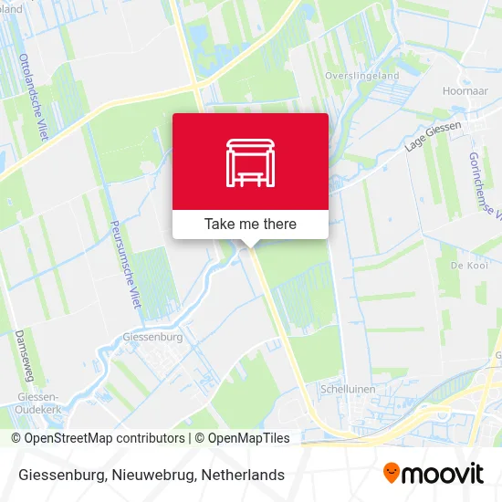 Giessenburg, Nieuwebrug map
