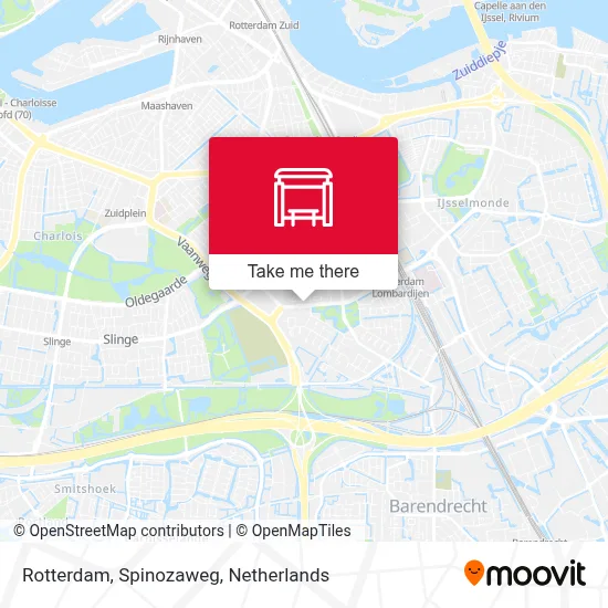 Rotterdam, Spinozaweg map