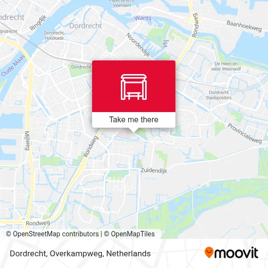 Dordrecht, Overkampweg map