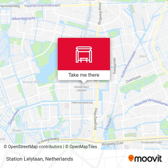 Station Lelylaan map